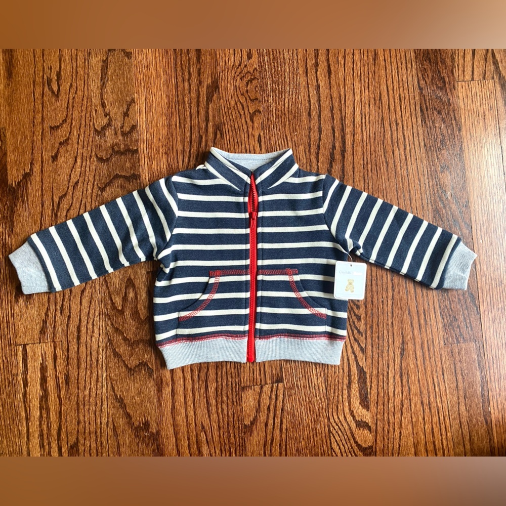 Cuddle Bear Nautical / Car Sweater - Size 6 months